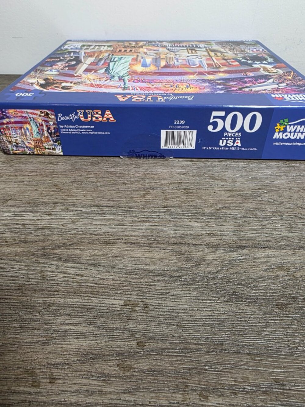 Beautiful USA - 500 Piece Jigsaw Puzzle by White Mountain 2026 - Picture 3 of 8